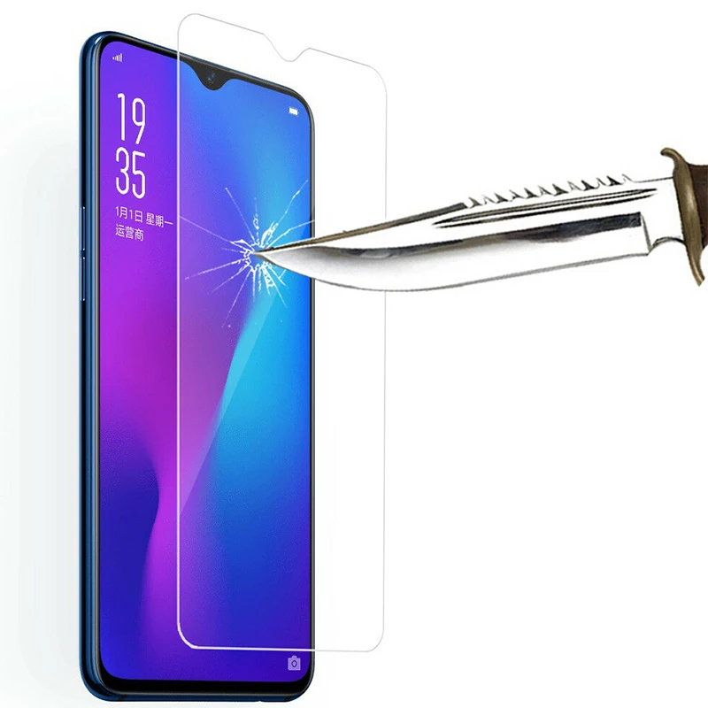 Phone Glass For OPPO F7 F9 F11 Pro K1 K3 Screen Protector Transparent Protective Glass for OPPO F1 F1S F3 Plus F5 Lite