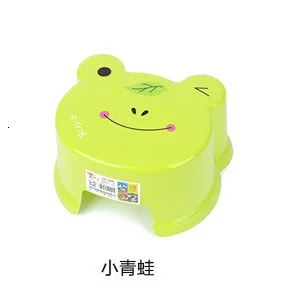 Cartoon Thickening Plastic Small Stool Shower Room Non-slip The Bench Kindergarten Children Sit Shoes |