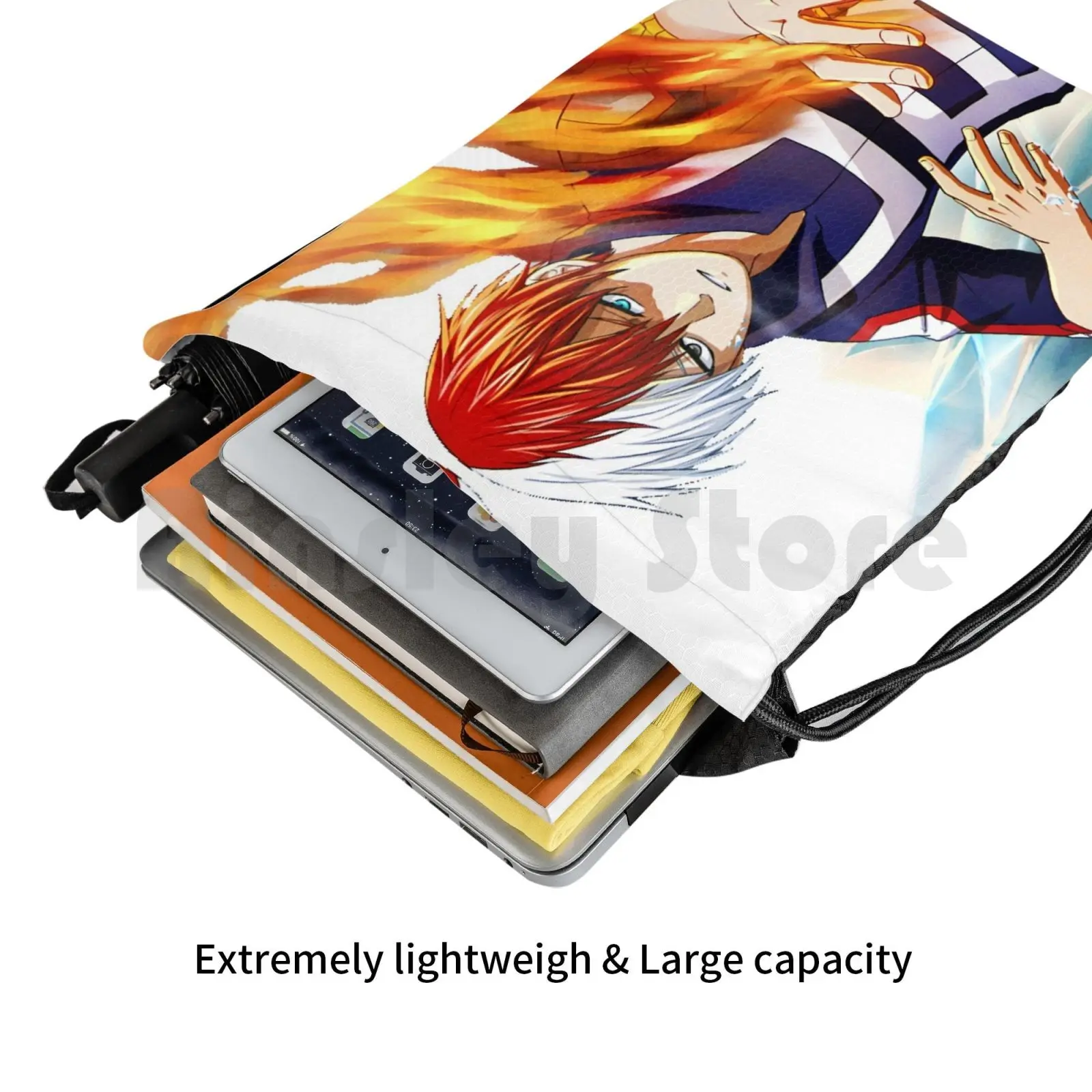 Boku No Hero Academia рюкзак Shoto сумка на шнурке спортивная для верховой езды скалолазания