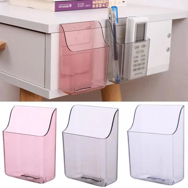 

Wall Mounted Organizer Storage Box Remote Control Air Storage Conditioner Organization Hotel Box Storage Holder Office Rack N7H7