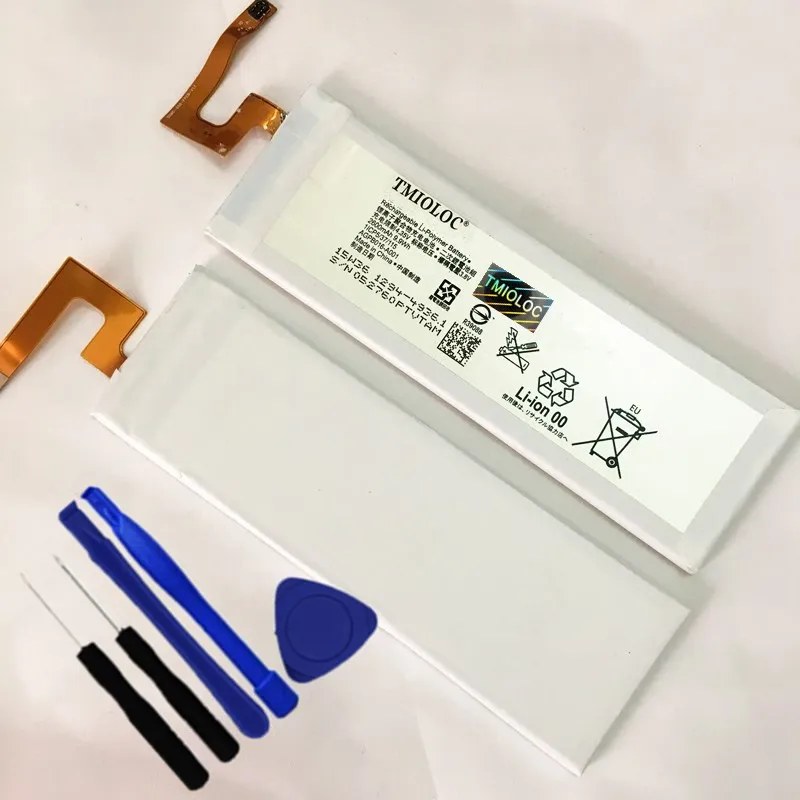 Настоящий 2600 мА/ч, Батарея для sony Xperia M5 двойной M50W E5633 E5603 E5606 E5663 E5653