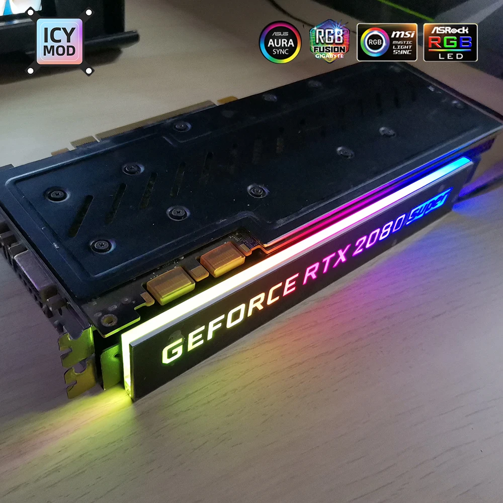 Боковая панель RGB GPU настраиваемая A-RGB VGA декоративная крышка видеокарты под заказ