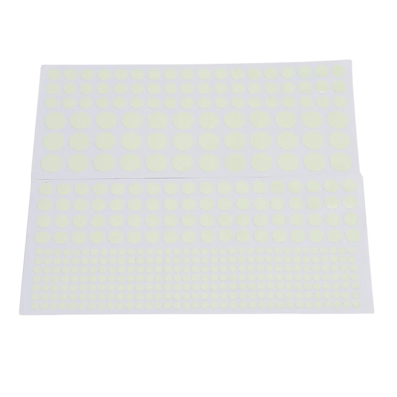 Светящиеся наклейки на стену в виде темных звезд круглые горошек 400 шт. домашний