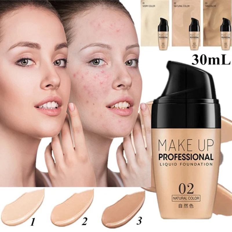 Консилер крем для полного покрытия макияжа основа лица жидкая Водонепроницаемая