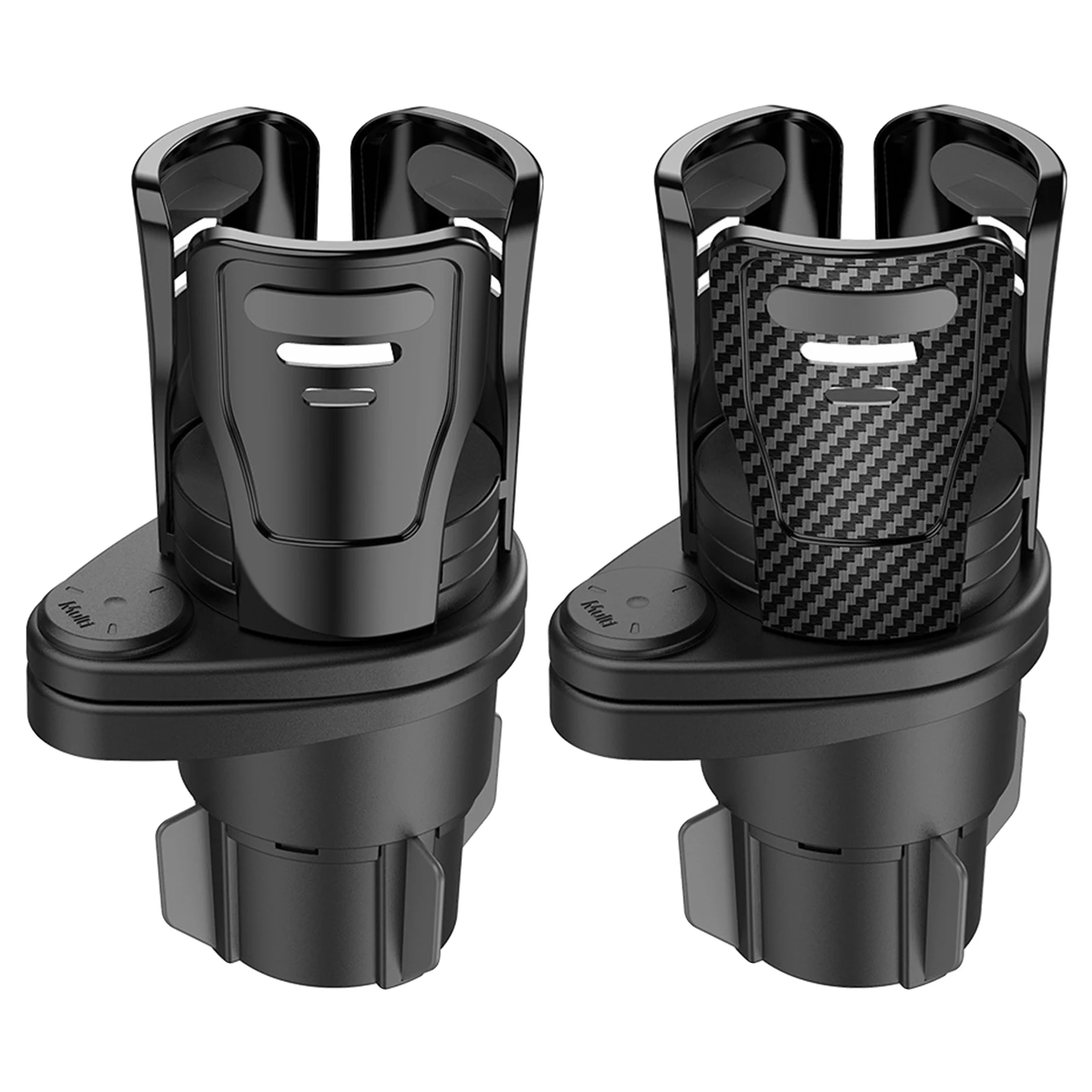 

Car Cup Holder Expander 2 in 1 Cups Stand 360° Rotating Adjustable Base Automotive Universal Bottle Organizers for Most Cup