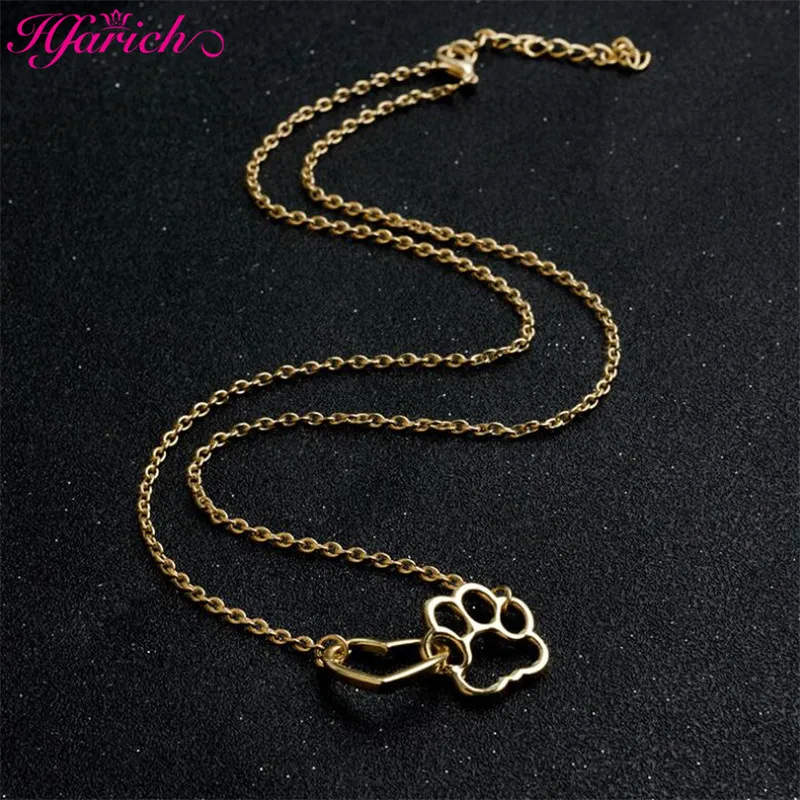 Ожерелье с отверстиями в форме лапы питомца милые животные собака кошка любовь