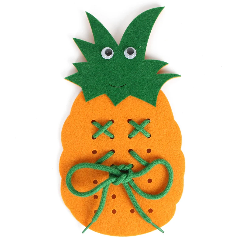 Недорогая веревка с ананасами детская обувная обувь ручной работы обучающие