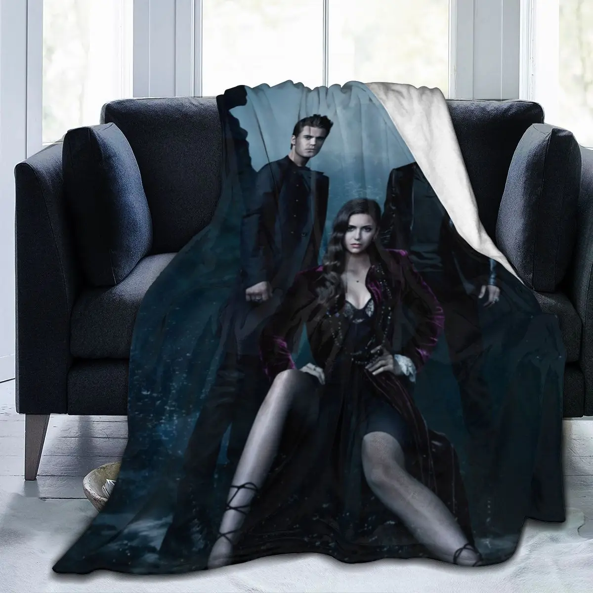 

Fashion 3D Printing Comfortable Printed Flannel Sheet Bedding Soft Blanket Square Picnic Soft Blanket Quick Dry Twilight