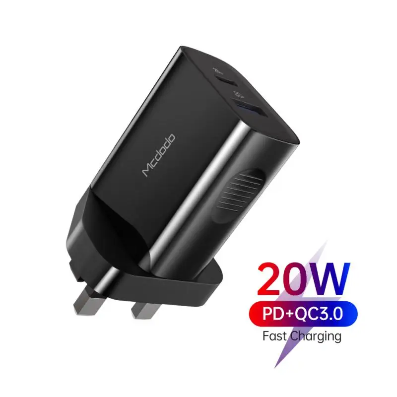 

MCDODO 20W PD USB Charger Quick Charge 3.0 Mobile Phone Fast Charging Multi Plug Adapter For iPhone 12 11 Pro Samsung S2