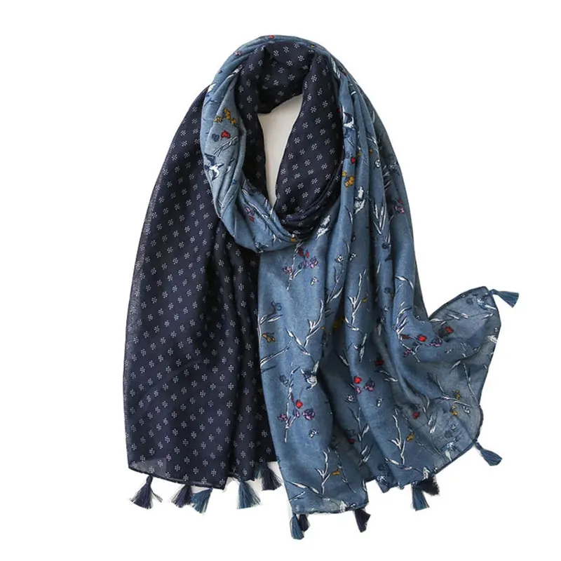 

2021 new cotton Handfeeling scarves Summer Women Shawl Printing Hight Quality Hijab Scarf Wholesales Pashmina Female Bandana