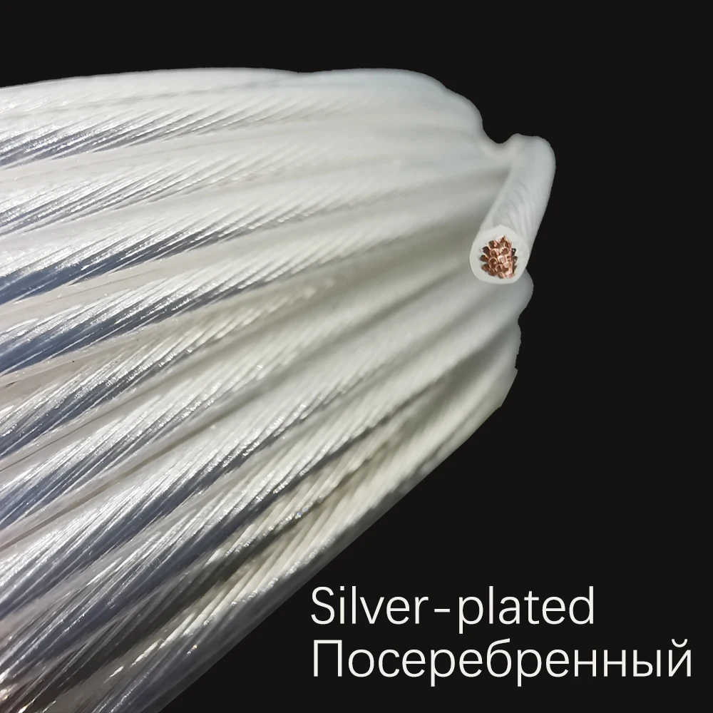20AWG 0 5 квадратный миллиметровый силовой кабель PTFE Луженый посеребренный