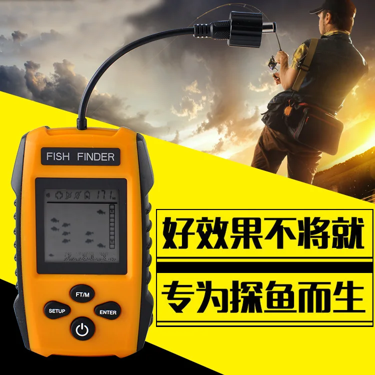 

Fishing Gear Deep-Water Sonar Fish Finder Visual HD Fish Swarm Finder Fishing Tool deeper fishfinder