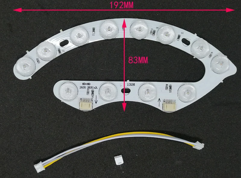 Светодиодный JHC 2 комплекта 2D сменный светодиодный источник света для потолочной
