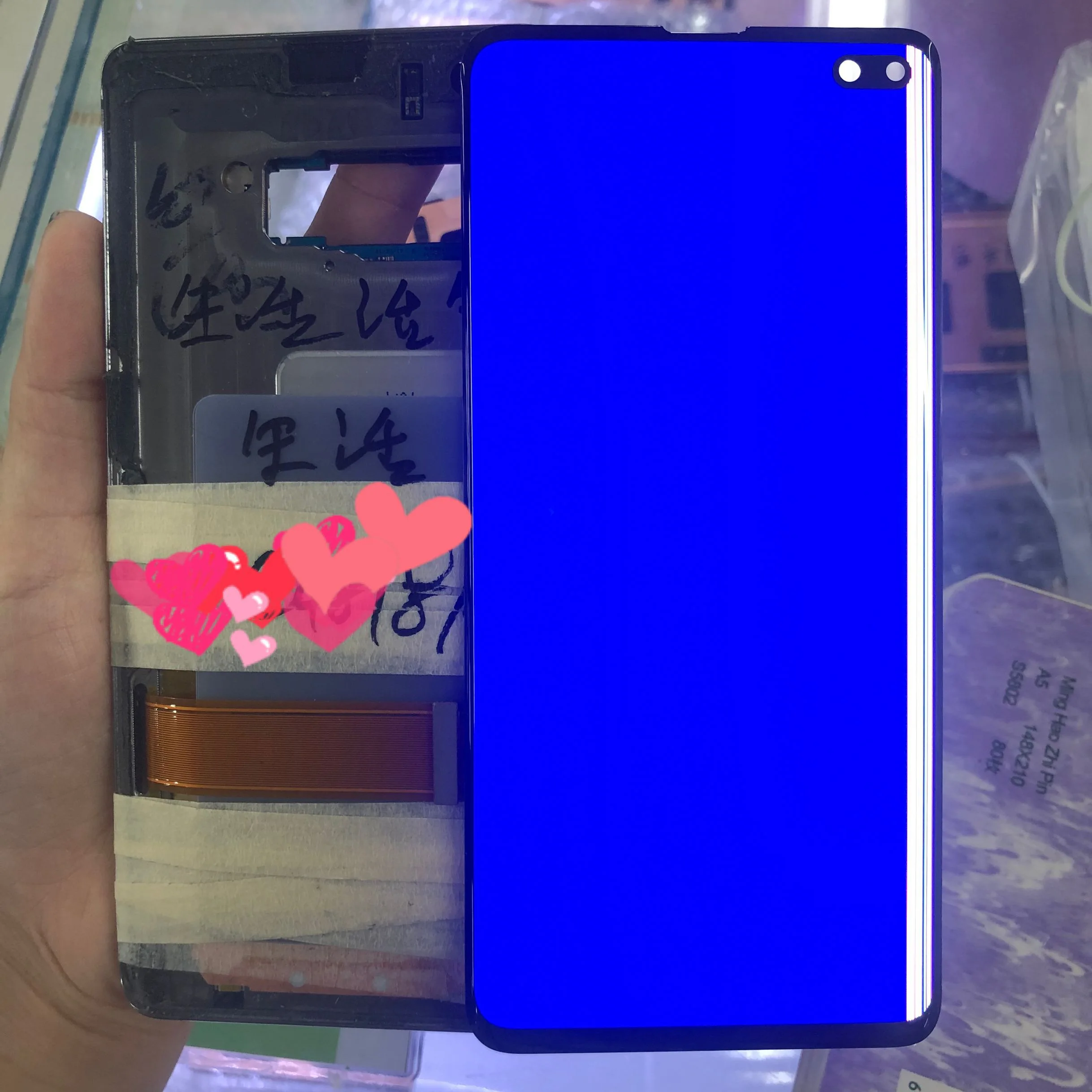Для Samsung Note 10 ЖК дисплей сенсорный Note10 + для Plus ленточный мобильный телефон