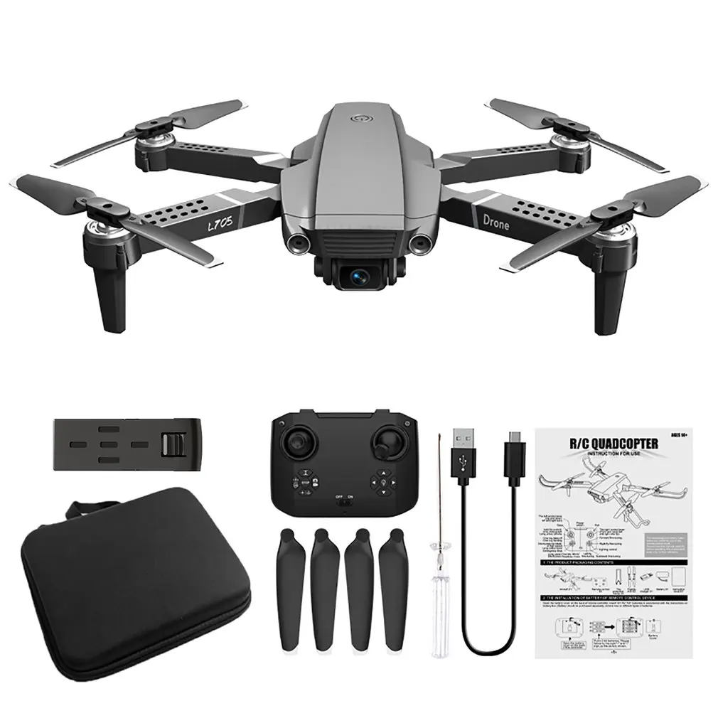 

Дроны L705 с двойной камерой HD 4K Fpv, дистанционное управление, складной мини-самолет, Квадрокоптер, вертолет на дистанционном управлении, игру...