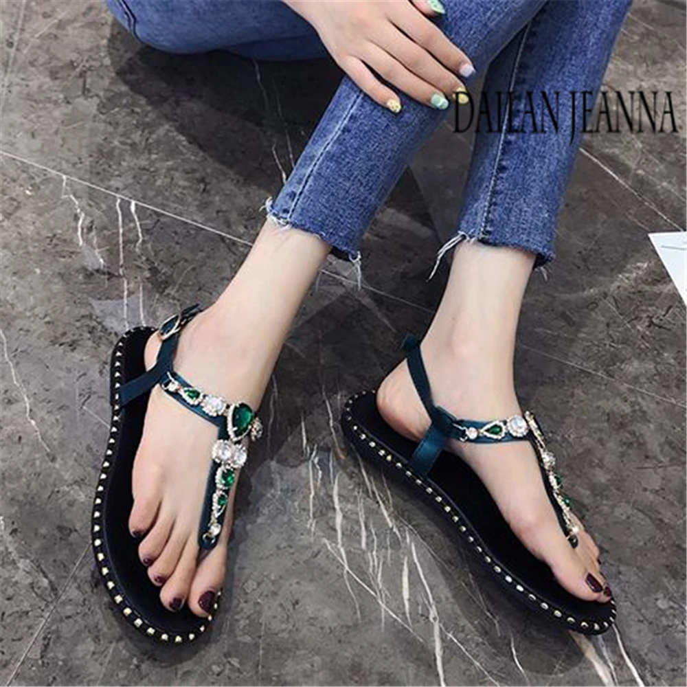 Сандалии женские однослойные римские сандалии с закрытым носком пляжные