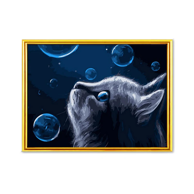 

5D DIY Diamond Painting Animal Cross Stitch Kit Mosaic Diamond Embroidery Animal Full Round Drill Home Decoration Gifts Handmade