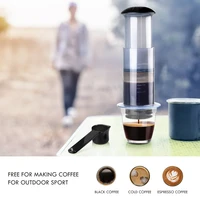 new filter glass espresso coffee maker portable cafe french press cafecoffee pot for machinepressed espresso