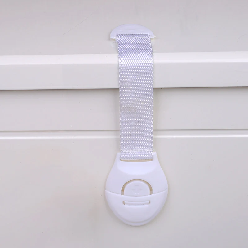 Cerradura de pl&aacute;stico para puerta de caj&oacute;n, cierre de inodoro de armario cerraduras de seguridad para beb&eacute;s, productos de seguridad para ni&ntilde;os, 1/5/10 Uds.-1