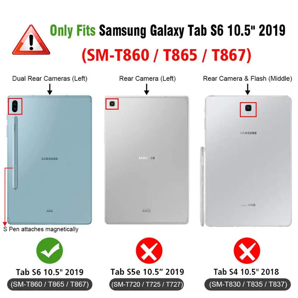 Чехол для планшета Samsung Galaxy Tab S6 10 5 2019 SM T860 T865 дети Безопасный противоударный Heavy Duty
