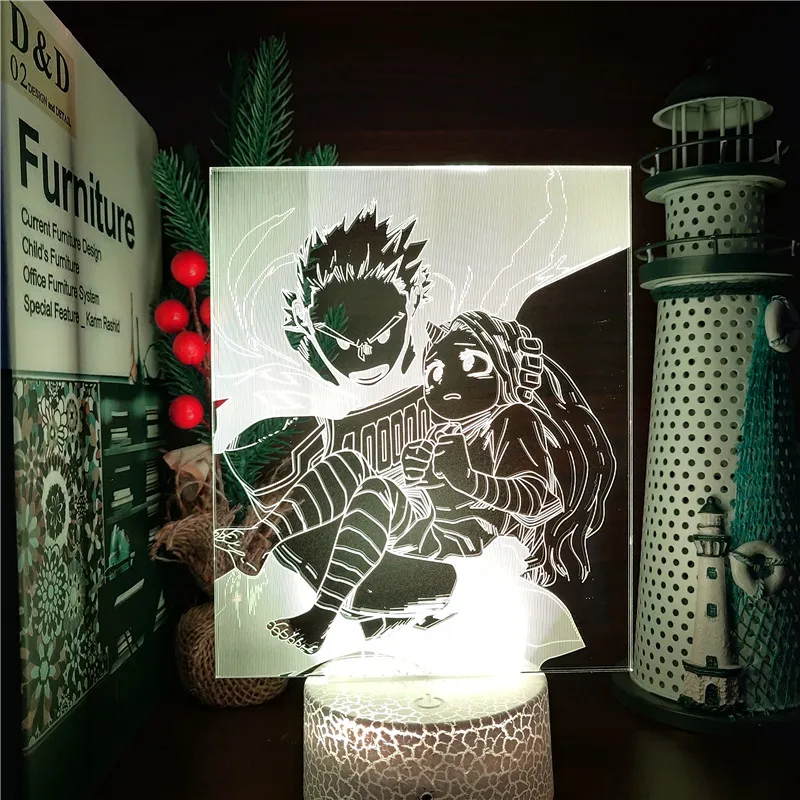 

Anime 3D Lamp My Hero Academia Million Eri LED Lamp Home Decoration Lampara Led Boku No Hero Lights Lampe Decor Desk Lighting