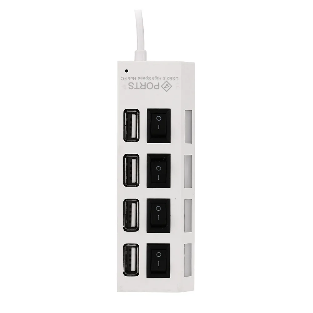 Usb-хаб 4-портовый концентратор USB 2 0 с переключателями ВКЛ./ВЫКЛ. + кабель адаптера