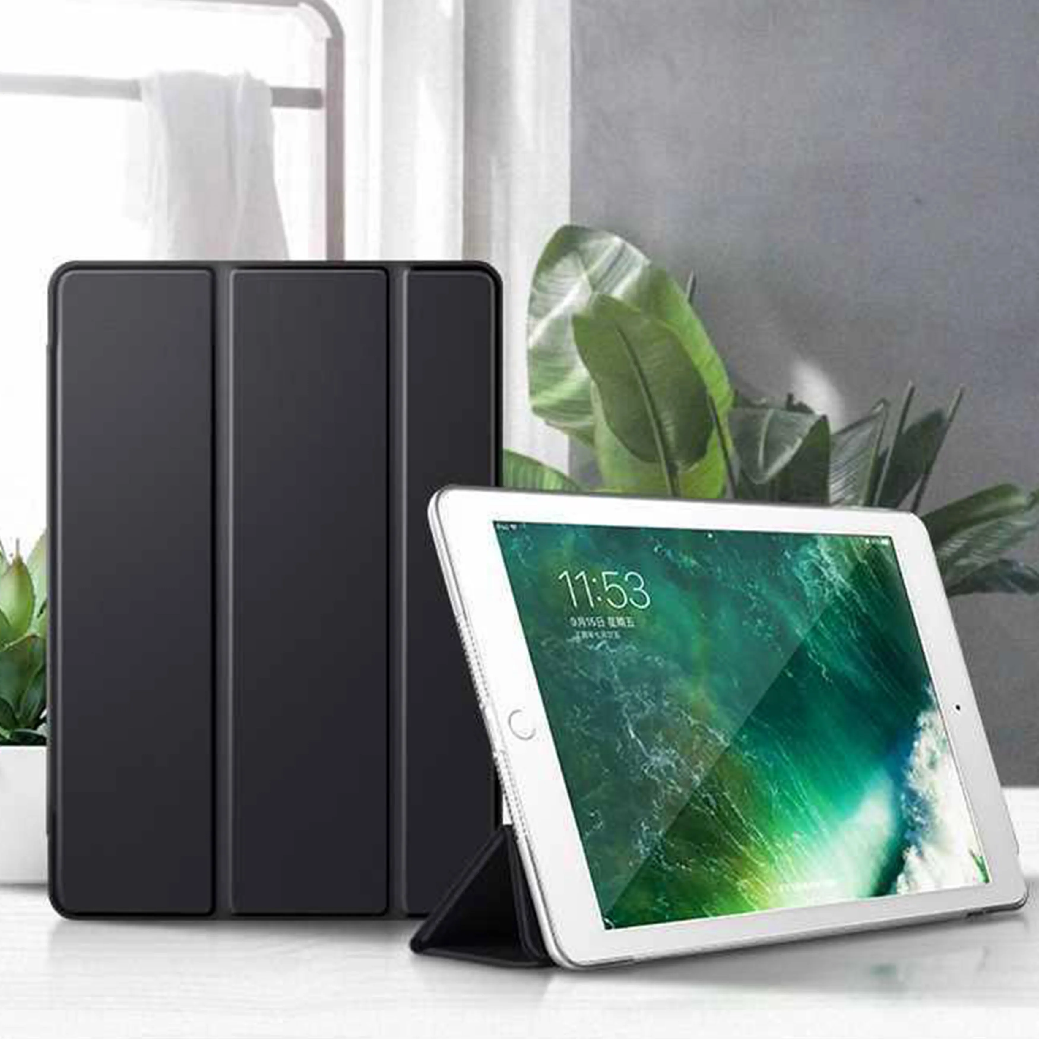 Кожаный чехол для Apple iPad 5 2017 го поколения книжка A1822 A1823 9 7 дюйма подставка