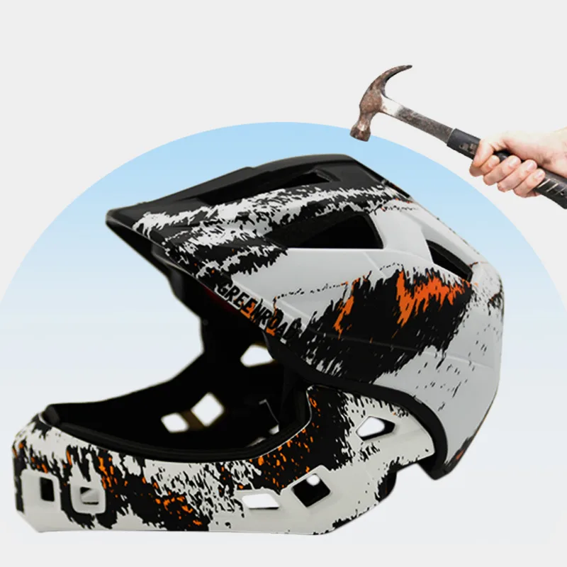 Шлем защитный детский для езды на велосипеде и скейтборде 53-58 см | Спорт