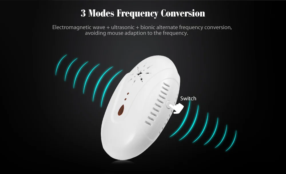 Electronic Ultrasonic Mouse Pest Repeller Plug-In Type Repellent To Mouse Cockroach Mosquito Repeller Hot Sale