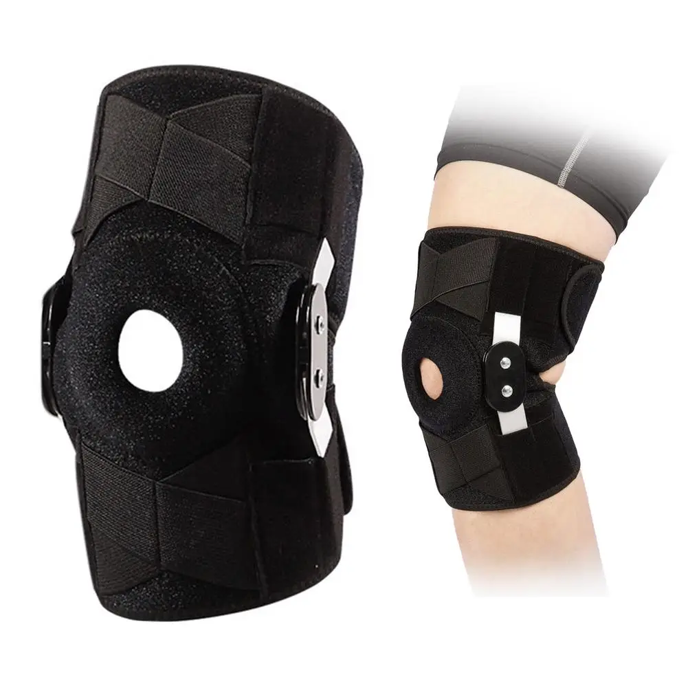 

Knee Brace Sport Knee Pad Aluminum Support Sleeve With Side Stabilizer Running Elastic Wrap Bandage Knee Pain Relief Protector