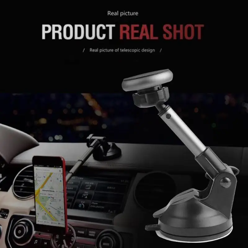 Универсальный Регулируемый магнитный автомобильный держатель для телефона на