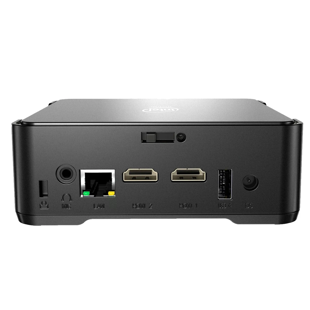Мини ПК GK3V Intel celeron J4125 4 ядра 8 ГБ ОЗУ 128 ГБ/256 Windows 10 dual WIFI 4K 60 Гц WIN10 HDMI VGA Настольный HTPC
