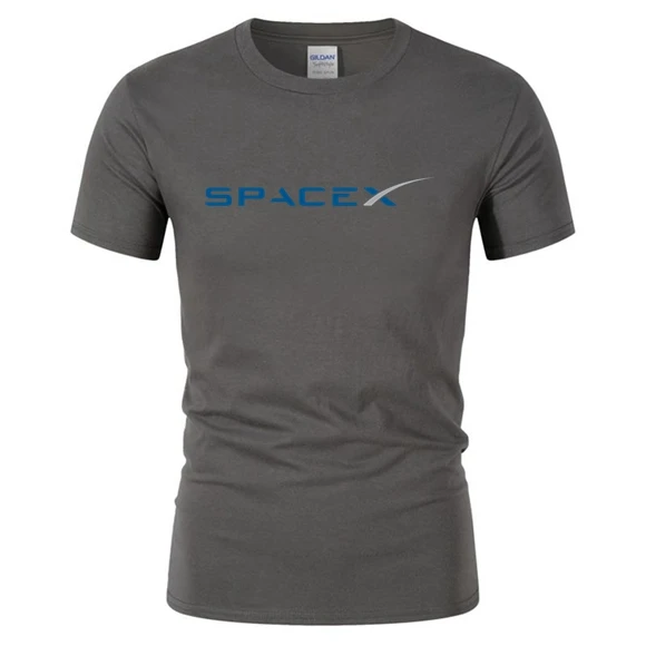 2020 SpaceX футболки 15 видов цветов для мужчин пространство X Мужская футболка с