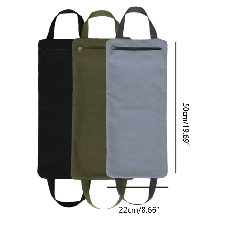 

F2TC Foldable Filled Yoga Sandbag with Two Handle for Yoga Weights and Resistance Training Fashion Canvas Weighted Sandbags Yoga