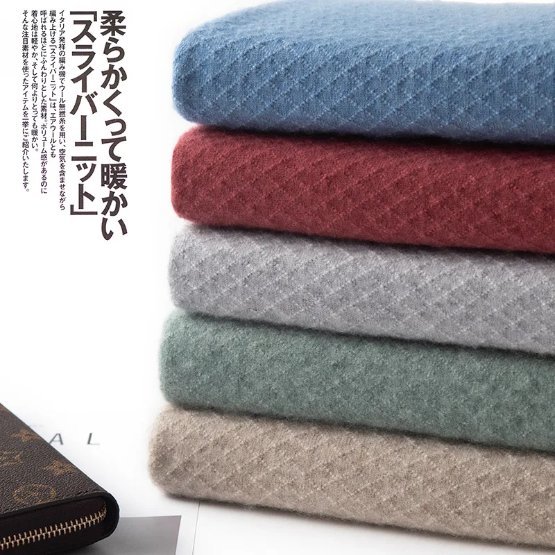 

High-Grade 2020 New Autumn 100% Cashmere Sweaters Winter Fashion Clothing Men's Thickening Solid Color O-Neck Men Pullover