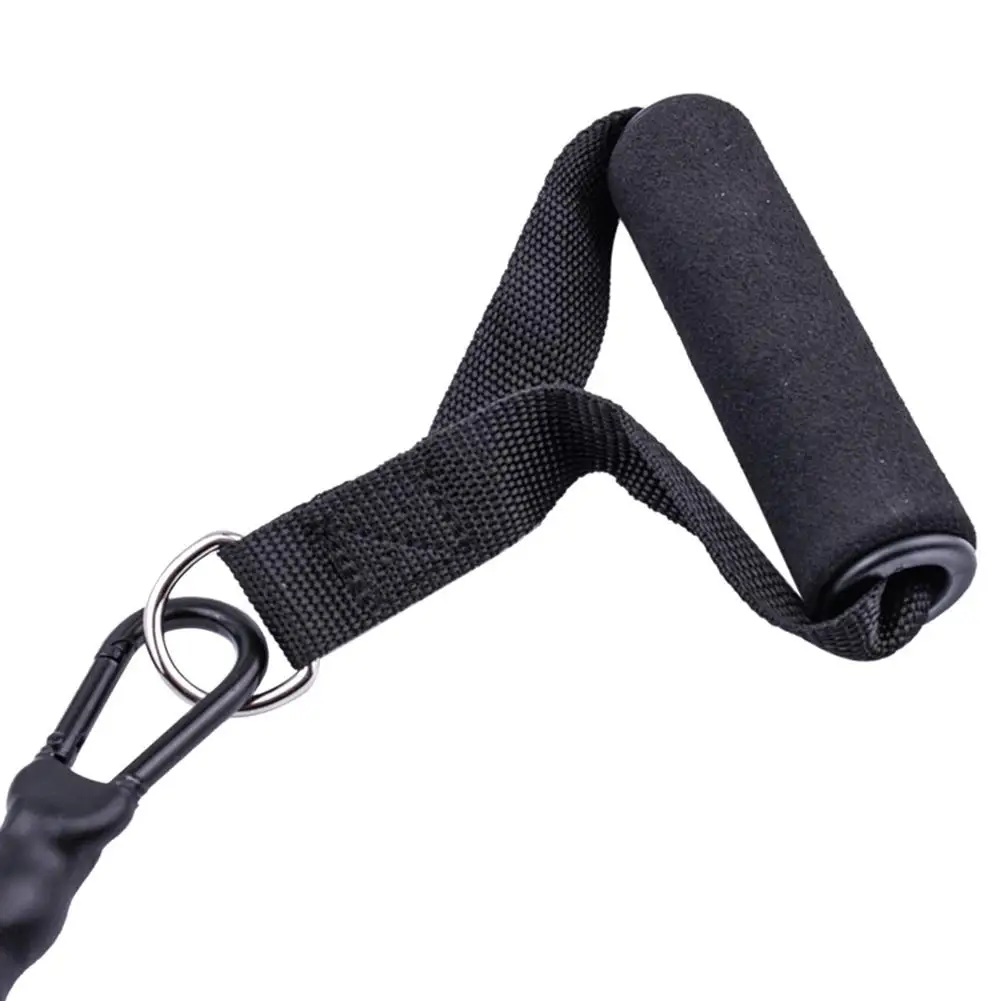 Эластичные латексные резинки для йоги с мягкими ручками занятий фитнесом