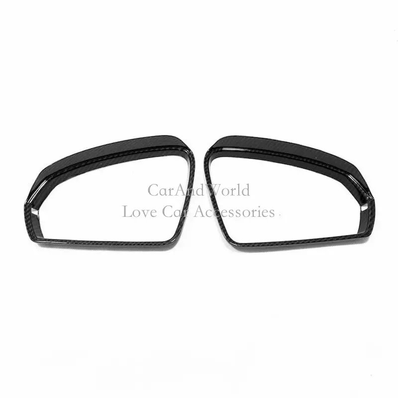 Зеркало заднего вида для боковой двери дождевик бровей рамка Volkswagen VW Tiguan 2019 2020 ABS