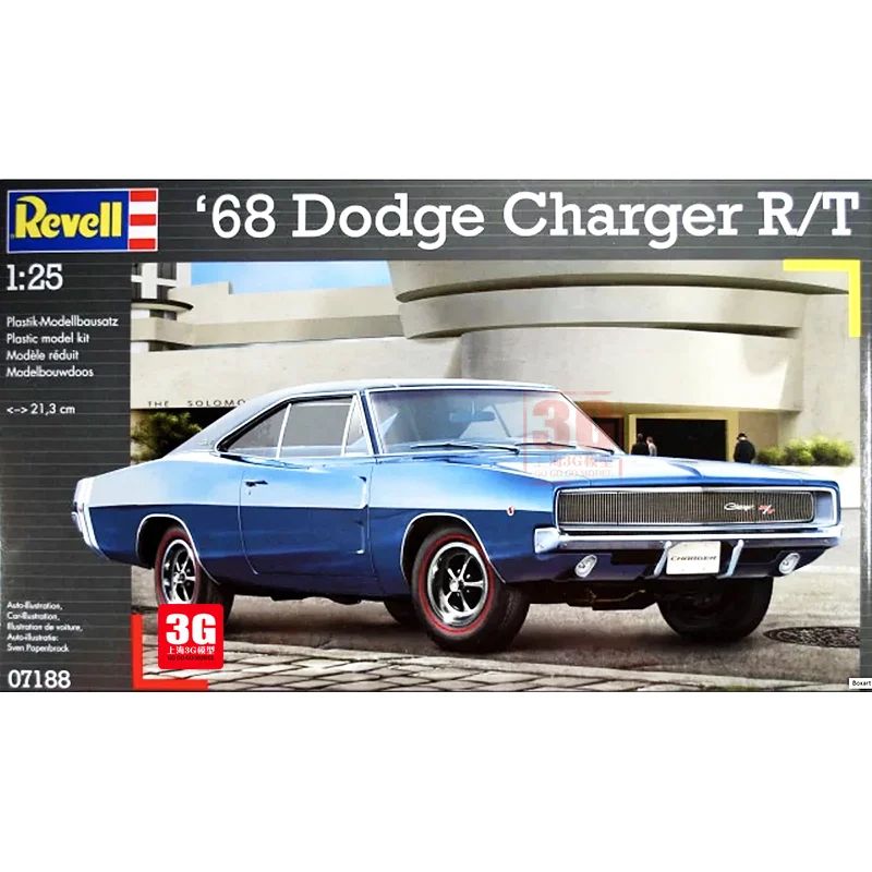 

Revell Assembled Model 1/25 Toys car 1968 Dodge Charger R/T #07188