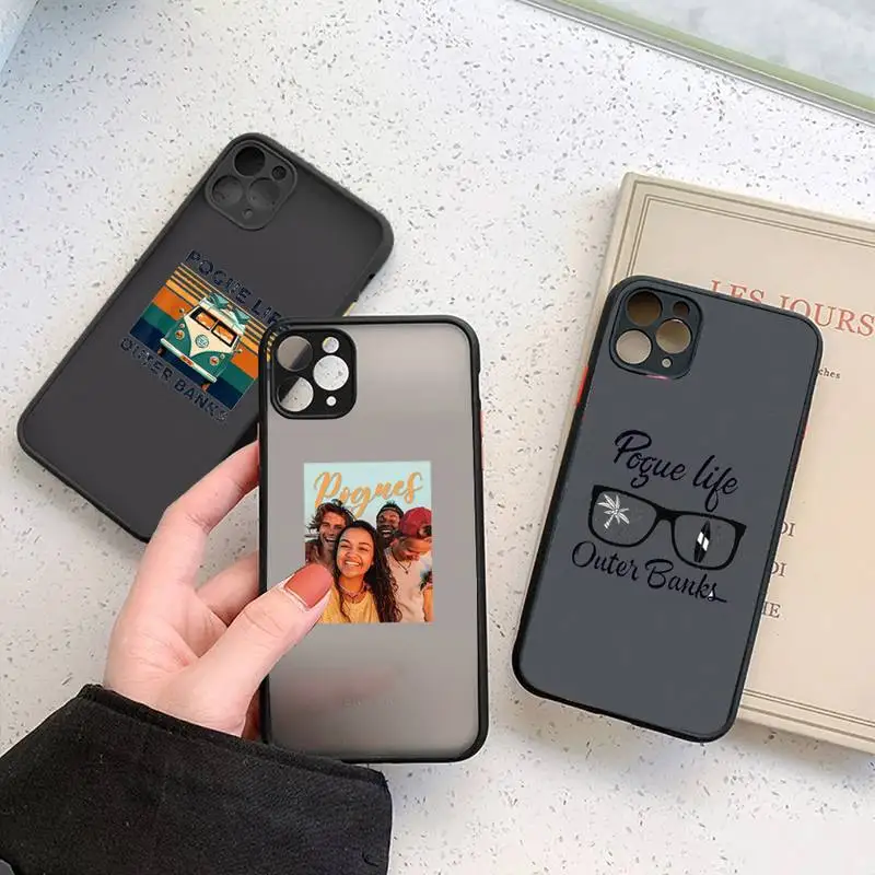 

Outer Banks Rudy Pankow Phone Case matte transparent For iphone 7 8 11 12 plus mini x xs xr pro max cover