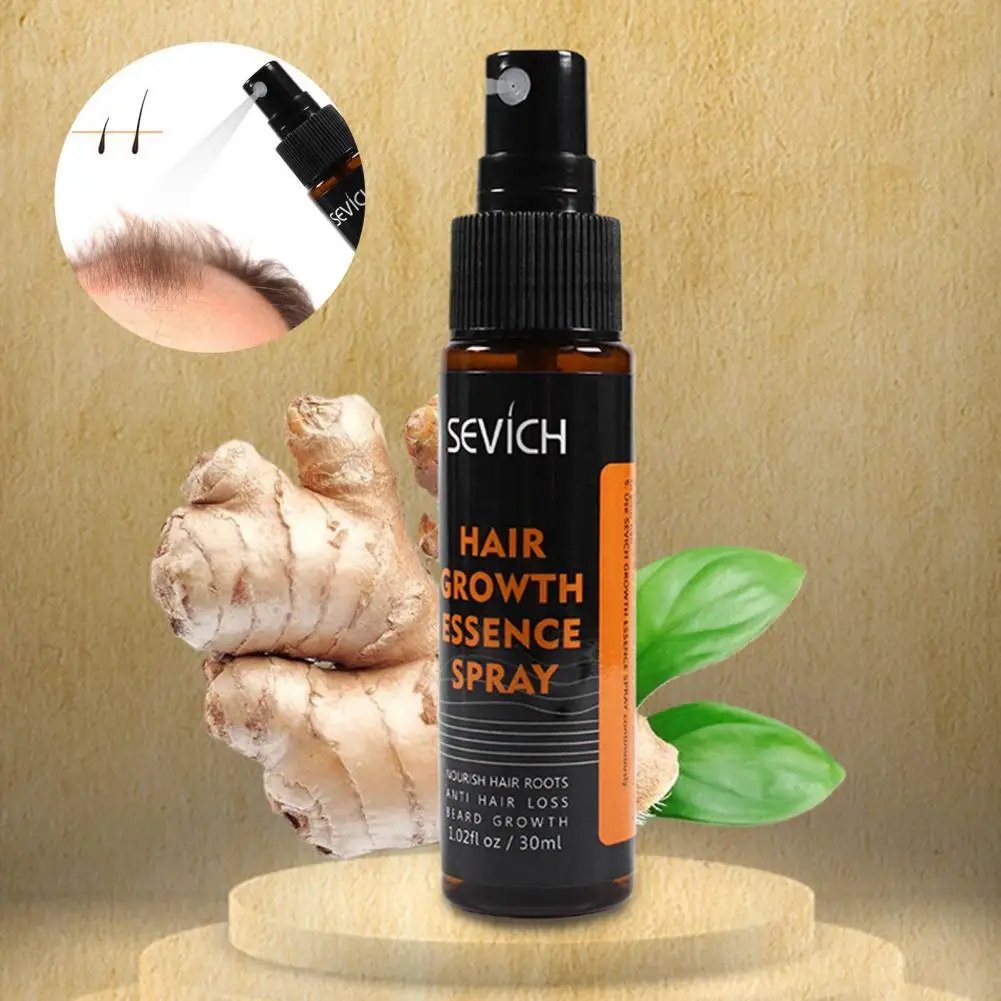 

30ml Hair Growth Spray Smoothing Hair Anti Hair Loss Natural Extract Regrowth Essence Repair Scalp Hair Follicles Spray for Adul