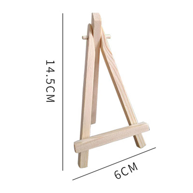 

Newly Wooden Mini Easel Design Stand Mobile Phone Tablet Bracket Portable Desktop Holder CLA88