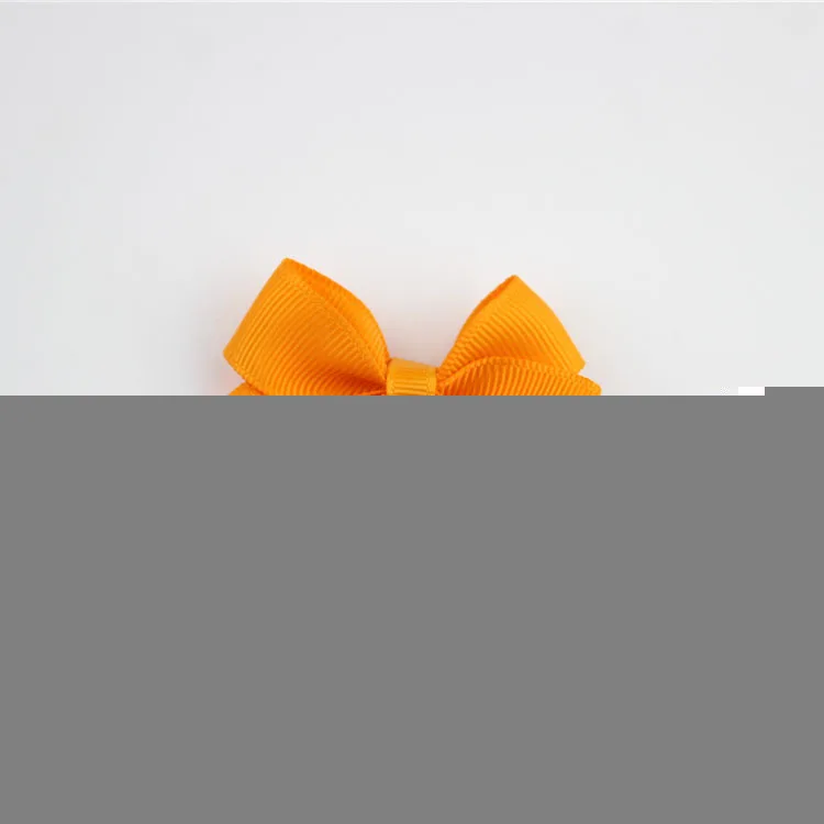 a17 Orange Заколка для волос с бантом аксессуары для волос заколка для волос бант Bix детская заколка для волос 1801ZYAA1723 - Цвет: a17 Orange