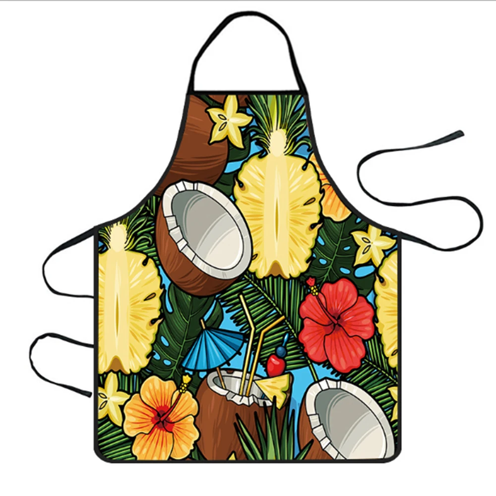 Домашний женский водонепроницаемый милый мультяшный фартук для кухни ресторана