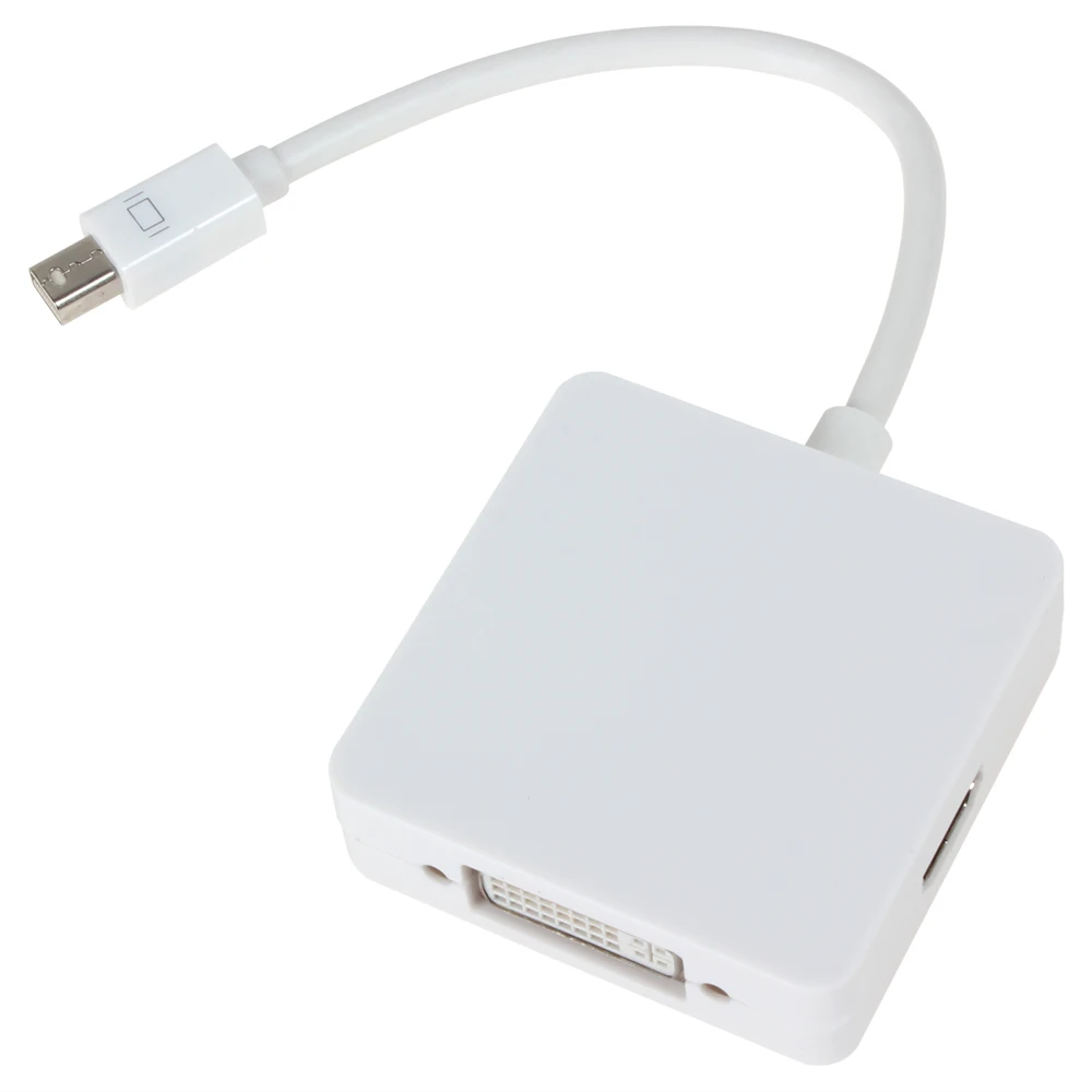 Переходник Thunderbolt Mini для порта дисплея DVI /VGA подходит Macbook Air Pro | Электроника