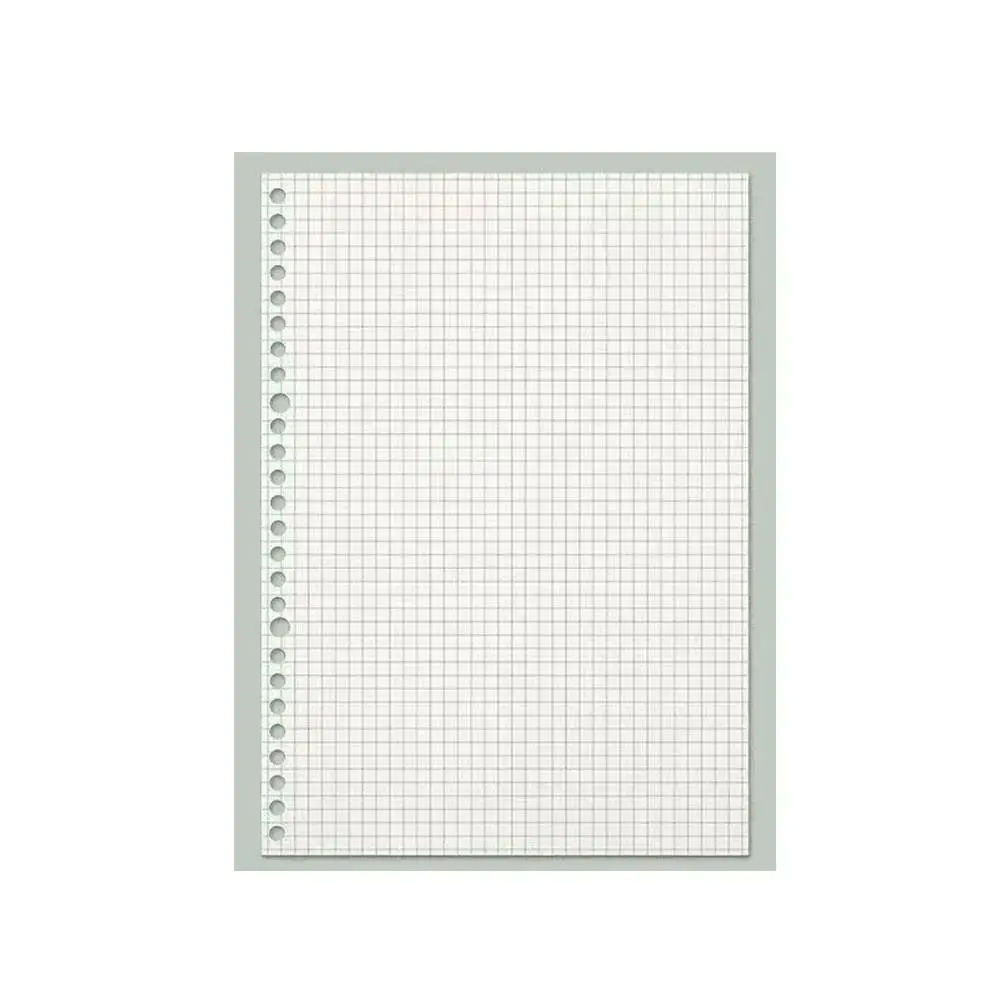 

A5/B5 Loose Leaf Notebook Blank Grid Line Dot English Planner Office Note Book Supplies Weekly Binder School Paper Refill T5H1