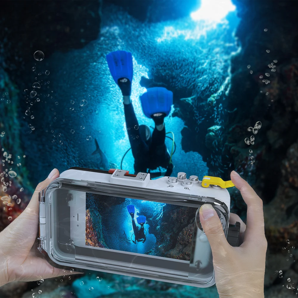 Bluetooth Дайвинг чехол для телефона для общего мобильного телефона водонепроницаемый телефон Защитная Крышка корпуса для Iphone HuaWei Sumsung 1 шт