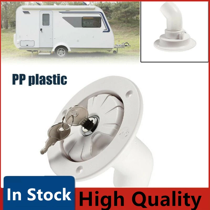 

RV части наполнителя шеи для резервуаров для воды караван пластик Гравитация пресной воды наполнителя шеи пластиковый трейлер бак фильтр ча...