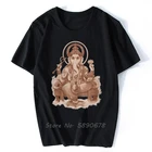 Футболка Ganesha с изображением всех препятствий, мужские новые футболки Shiva Lingam God, индуистские футболки с коротким рукавом в стиле Харадзюку
