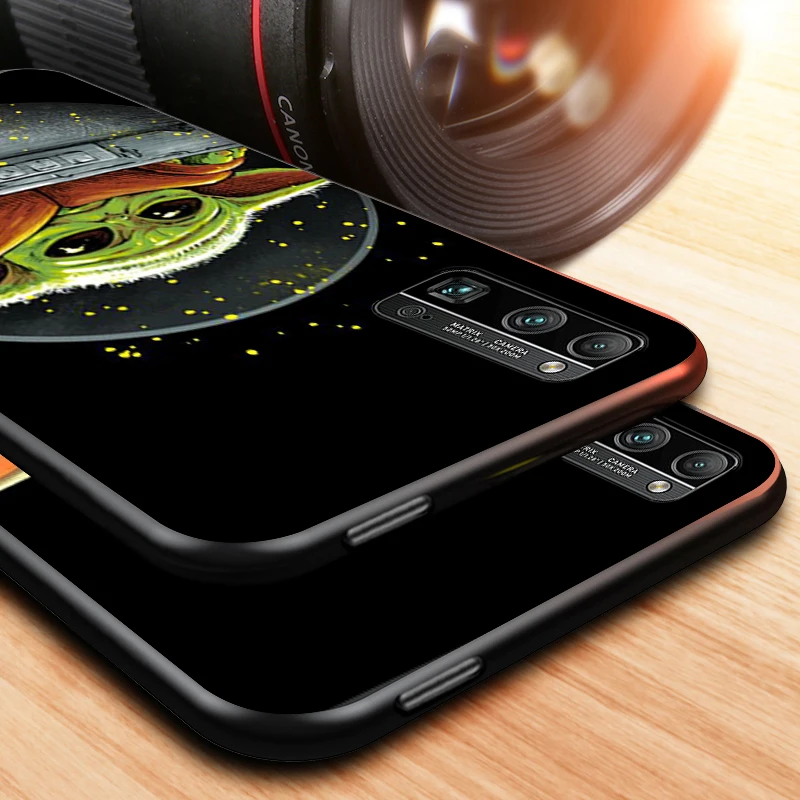 

The Baby Yoda for Huawei Honor V30 20 Pro X10 9S 9A 9C 9X 8X 10 9 Lite 8 7 Pro Silicone Soft Black Phone Case