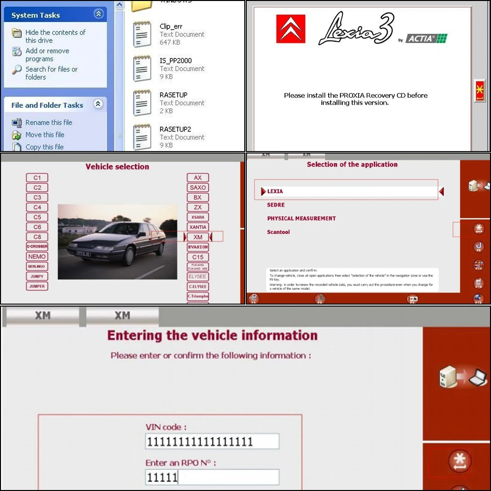 PP2000 Lexia 3 диагностический сканер Diagbox для Citroen Peugeot инструмент Интерфейс OBD